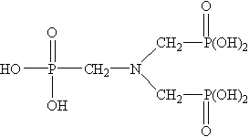 ATMP-氨基三甲叉膦酸-结构式