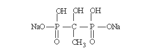 羟基乙叉二膦酸二钠 HEDP·Na2 结构式