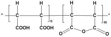 水解聚马来酸酐 HPMA 结构式